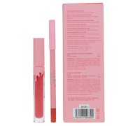 Kylie Cosmetics Matte Lip Kit - 302 Snow Way Bae , 2 Pc 0.10oz Matte Liquid Lipstick, 0.039oz Lip Liner