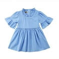 thumbnail image 4 of Robe d'Été Décontractée Princesse pour Tout-Petits, Bébés, Filles, Robe Soleil, Vêtements, 4 of 5