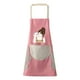thumbnail image 1 of Delantal Bolsillo de PVC Delantal ajustable Impermeable a prueba de aceite Babero Accesorio de cocina, Tipo 1, Rosa kenally HA003469-04, 1 of 6
