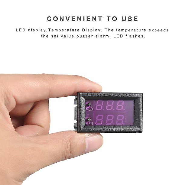 Medidor de temperatura inteligente Control de temperatura digital Computadora 5v Alarma Termómetro