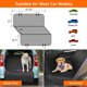 thumbnail image 2 of Fundas para asientos de coche para perros, Funda impermeable para asiento de coche para perros antiarañazos con cinturón para coche/furgoneta/SUV/vagón, 147x137 cm RV, 2 of 5