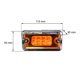 thumbnail image 2 of PLAFON TIPO FAMSA DE 8 LEDS CON LUZ FIJA/ESTROBO CON BISEL CROMADO REFIVIDRIO PLAFON TIPO FAMSA DE 8 LEDS CON LUZ, 2 of 2