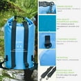 thumbnail image 4 of YUMQUA Waterproof Dry Bag Backpack 40L, Roll Top Floating Waterproof Bags for Kayaking Boating Swimming Hiking Camping and Fishing, Blue, 4 of 6