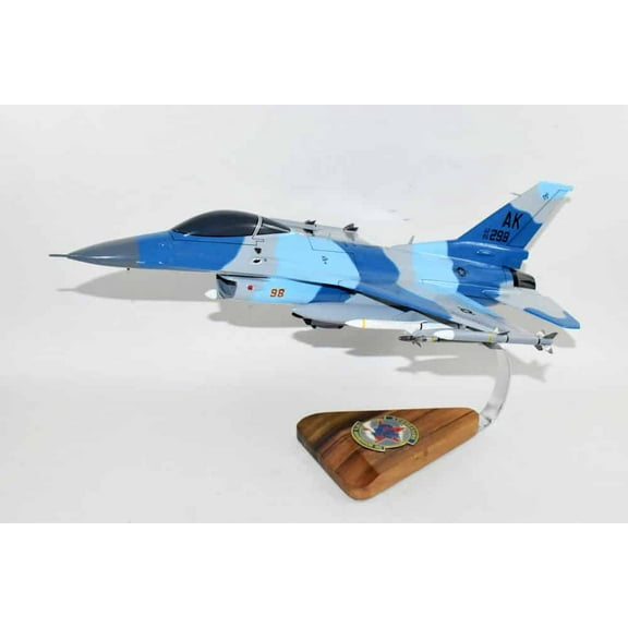 Lockheed Martin® F-16 Fighting Falcon®, 18th Aggressor Squadron, 18" Mahogany Scale Model