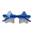 thumbnail image 1 of Frameless Star Sunglasses Transparent Candy Colored Party Glasses for Outdoor Cycling, 1 of 3
