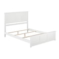 thumbnail image 4 of Madison King Size Wood Foundation Bed Frame with Matching Footboard in White, 4 of 7