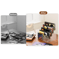 thumbnail image 2 of CD Holder 5 Tier, Clear CD Organizers, CD Display Rack Holds Up to 30 Standard DVD Cases for Media Shelf Storage, 2 of 6