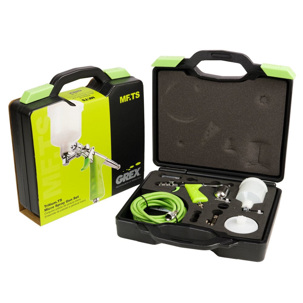 Grex Tritium TS Dual Action Side Gravity Airbrush Set - 0.5 mm
