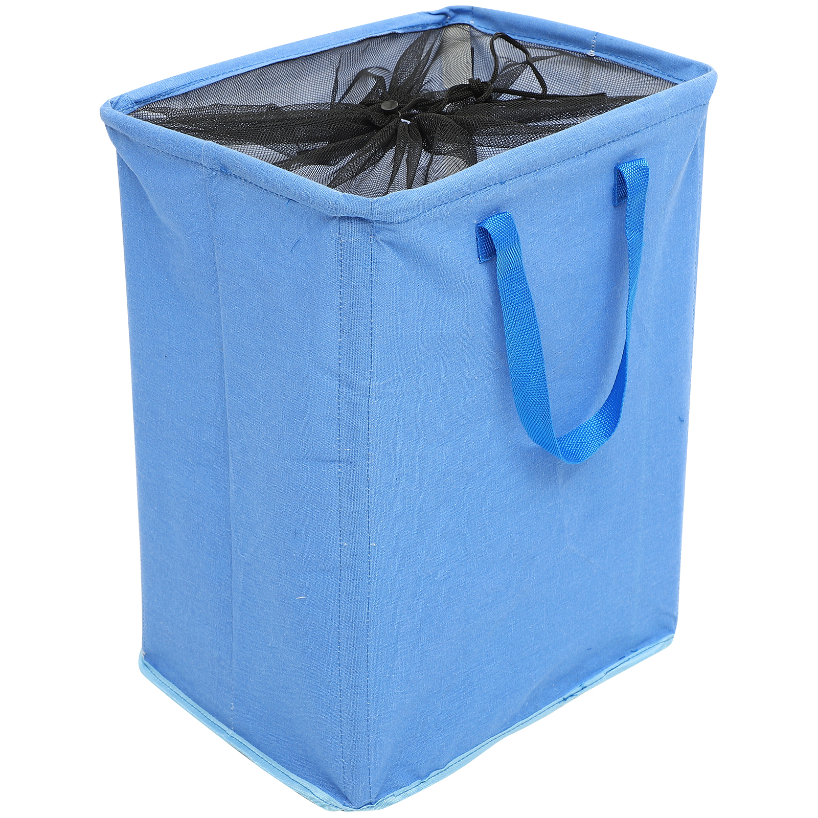 Large Sized Laundry Basket Cotton Linen Collapsible Basket Dirty