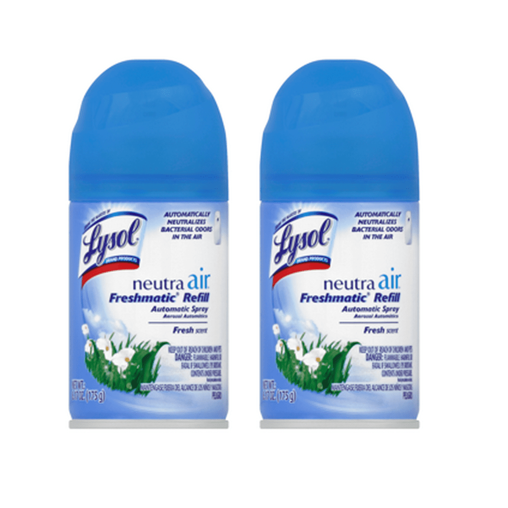 (2 pack) Lysol Neutra Air Freshmatic Refill Automatic Spray, Fresh