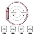 thumbnail image 5 of Correa de reloj de cadena de metal de acero inoxidable compatible con Apple Watch Strap Ultra 2 Series 9 | 8 | 7 | 6 | 5 | 4 | 3 | 2 | 1 | SE (rosa, 49 mm, 45 mm, 44 mm, 42 mm) [Reloj no incluido], 5 of 5