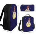 thumbnail image 2 of Le Petit Prince Backpack Bundle Lightweight Polyester 17 Inch Bag Lunch Carrier and Pencil Pouch, 2 of 4
