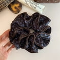 thumbnail image 3 of Oversized 4-Layer Floral Scrunchies for Women, Vintage Ruffled Hair Ties, High Elasticity Ponytail Holder, 3 of 5