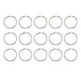 thumbnail image 1 of OULII 20pcs Metal Rings for Crafting in Silver for Binder Usage and Organization, 1 of 5