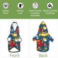 thumbnail image 6 of Bingfone Vehicles Cartoon With Funny Drivers Dog Clothes Hoodie, Pet Winter Coat,Puppy Sweatshirts For Small Dogs Boy Girl,Suitable For All Breeds-Medium, 6 of 9