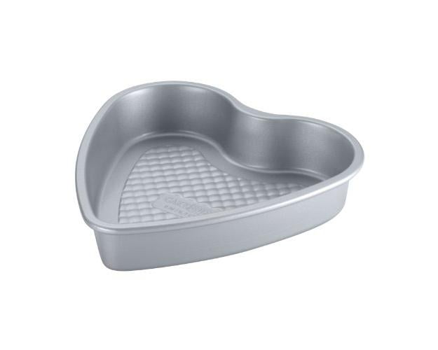 Cake Boss Professional Bakeware 9" Heart Cake Pan, Silver