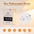 thumbnail image 4 of Difusor de aroma de perfume para el hogar Namste, lámpara de aceite inteligente de 300 ml, WIFI, Bluetooth, oasis aromático eléctrico, ventilador incorporado, purificador de aire de 1000 m³, 4 of 5