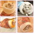 thumbnail image 7 of YEPOLERCE Cozy Pet Nest for Cats and Dogs, Cat Dog Sleeping Bag Sleeping Portable Handwoven Pets Bed, Ultra-Soft Semi-Enclosed Bed for 360° Warmth & Security for All Seasons Indoors, 7 of 7