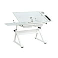 thumbnail image 5 of Adjustable Drafting Table With 2 Slide Drawers Drafting Printing Table For Office School Artists Architects Drawing Table, 5 of 10