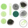 thumbnail image 1 of EXHUMKY 1Jgo Cepillo Para Platos Con Mango Verde Para Limpieza De Cocina Y Utensilios, 1 of 6