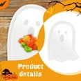 thumbnail image 6 of CoudarTitie Halloween Serving Tray Halloween Decor Reusable Serving Platter for Dried Fruits Ghost Shaped, 6 of 9