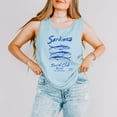 thumbnail image 3 of Sardines Social Club - Women's Garment Dyed Graphic Tank Top, 3 of 9