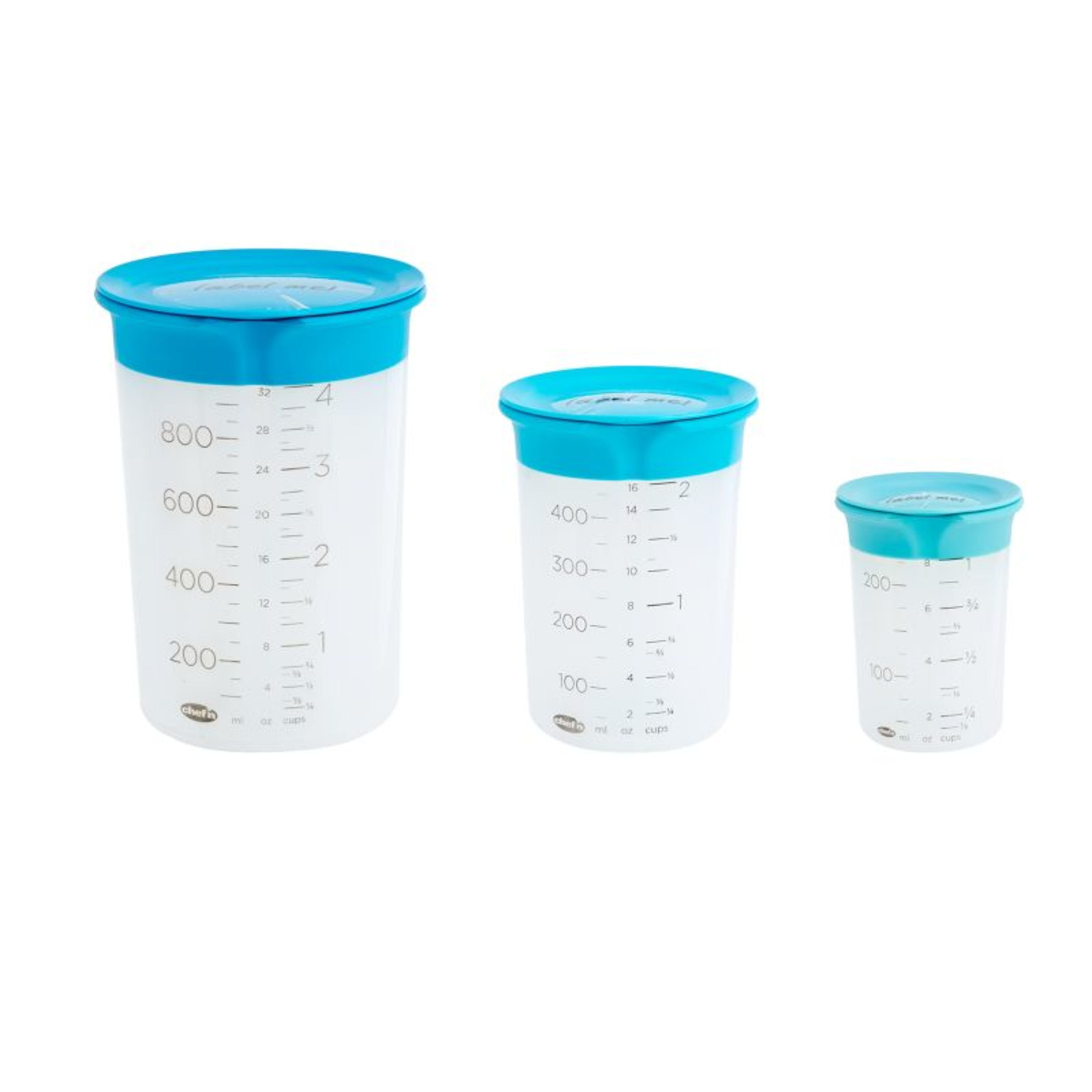 Chef'n SleekStor Collapsible Measuring Cup Set, Apricot