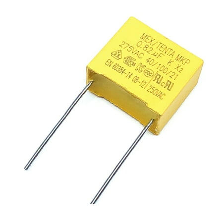 

QUSENLON Ceramic Safety Capacitor X2 474K275VAC P15MM MKP Assorted Kit For Security Equipment for Smart Home Household Appliances