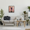 thumbnail image 2 of Stupell Industries Cool Trendy Donkey Wearing Hat Street Graffiti Graphic Art Jet Black Floating Framed Canvas Print Wall Art, Design by Michael Quackenbush, 2 of 5