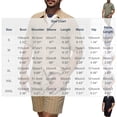 thumbnail image 3 of Ceisia Men's Linen Blend Striped 2 Piece Outfit Short Sleeve Button Down Shirt And Casual Shorts Set Navy XXL Gift, 3 of 9