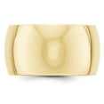 thumbnail image 5 of Primal Gold 10 Karat Yellow Gold 12mm Half Round Band Size 4.5, 5 of 5