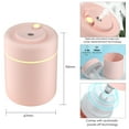 thumbnail image 2 of Yeacher D C5V 2.5W 180ml Air Humidifier Aroma Diffuser Mist Maker Night Light Desk Lamp Dual Working Modes/ Automatic Power-off Design/ USB Operated Powered for Yoga Relax Office Home Bedroom Living, 2 of 8