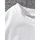 thumbnail image 2 of [1pc Cute Cat T-Shirt] Cute Cat Print 1pc Girls' Casual Summer T-Shirt | Round Neck, Short Sleeve, Cotton Knit Fabric, Stretch Fit, Geometric Pattern - Comfortable Thin Top for Baby Girls, 2 of 6