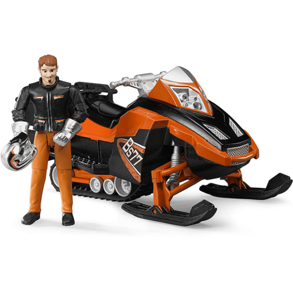 Bruder - 63101 / Leisure Time : Motoneige avec Conducteur et Accessoires