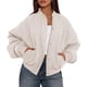 thumbnail image 2 of Campera PRETTYGARDEN Acolchada Bomber Ligera Beige Talle L, 2 of 4