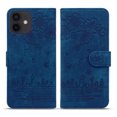 thumbnail image 6 of Mantto iPhone 11 case, Cartoon Cat Embossed Wallet Card Cash Slots PU Premium Leather Magnetic Flip Kickstand Shockproof Ultra-Slim Cover for iPhone 11 6.1 inch,Blue, 6 of 6