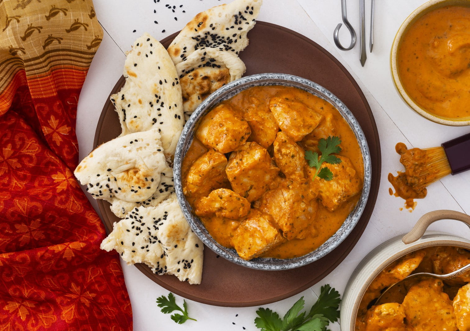 KFI Tikka Masala Vegetarian Gluten-Free Cooking Sauce, Family Size, 24oz Jar
