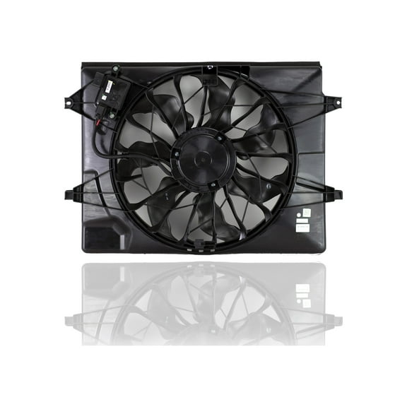 Engine Cooling Fan Assembly - Cooling Direct Fit/For CH4050137 16-17 Hyundai Sonata-Hybrid, 17-20 Kia Optima-Hybrid 4Cy 1.6/2.0/2.4L - 25380E6000