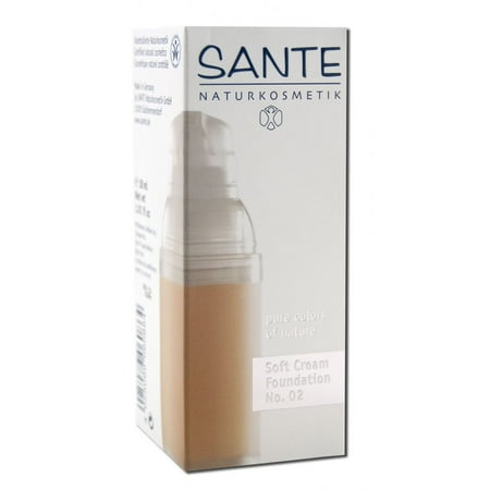 - Sante - Soft Cream Foundation 30 ml, Light Beige 02 30 ml