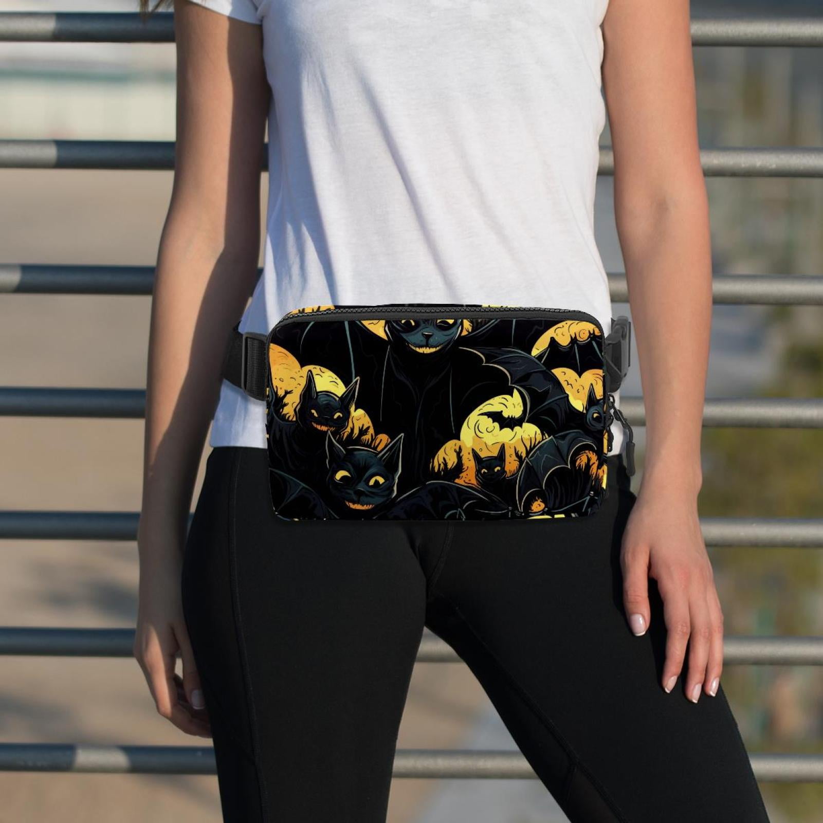 Halloween bats Lightweight Adjustable Waist Pack with Extension Strap - Unisex Running Belt Fanny Pack