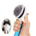 thumbnail image 3 of Cepillo para gatos Cepillo de desplume autolimpiable Elimina la capa interna Cepillo para perros Cepillo para perros Adecuado para pelo corto a largo Cepillo suave para gatos Cepillo de desplume, 3 of 5