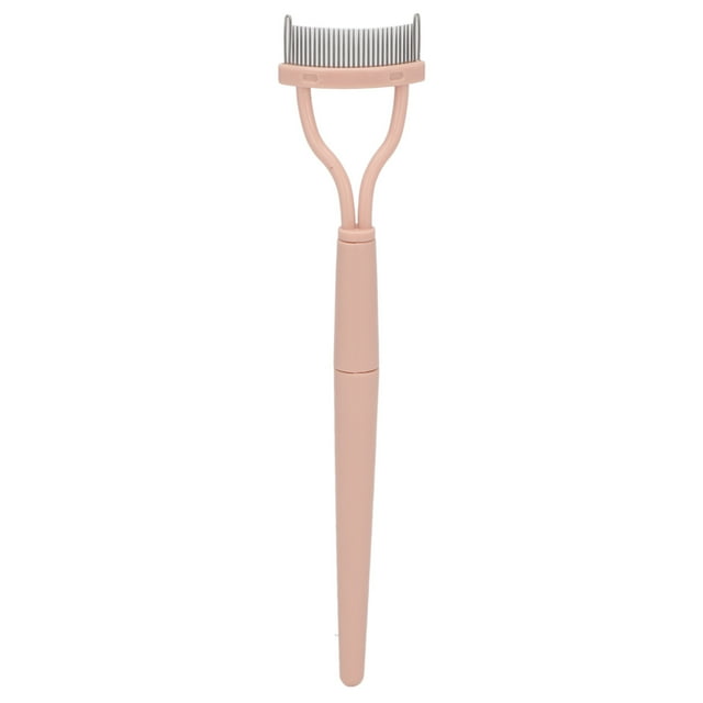 Peine de Pestañas, Herramienta de Separador de Pestañas de Maquillaje Plegando Mini Rosa para viajar