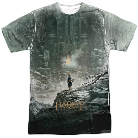 The Hobbit Men's Big Poster Sublimation T-shirt White