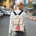 thumbnail image 7 of JIALIOU Mini Backpack Purse for Women Quilted Casual Daypack Small Travel Shoulder Bag, Guitar and Notes, 7 of 7