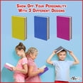 thumbnail image 4 of Jumbo, Stretchable Book Cover Solid Colors 3 Pack. Fits Most Hardcover Textbooks Up to 9" x 11". Adhesive-Free, Nylon Fabric Protectors are A Needed School Supply for Students Washable and Reusable., 4 of 7