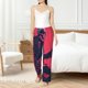 thumbnail image 4 of Balery Rock Skull Guitarist Pantalones de pijama para mujer, pijamas ultraligeros, pantalones de estar por casa-Small, 4 of 6