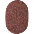 thumbnail image 1 of Rhody Rug Tapis Ovale Tressé Sandi Intérieur-Extérieur, Sangria, 2 x 4 Pieds, Réversible, Résistant aux Taches, 1 of 1