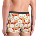 thumbnail image 6 of Salouo Cartoon Chicken Print Men's Boxer Briefs,Breathable Underwear Elastic Waistband Briefs for Men -Medium, 6 of 8