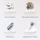 thumbnail image 4 of Ventilador portátil de mano, miniventilador recargable con soporte, ventilador de pestañas para niños, niñas, mujeres, hombres, hogar, oficina, viajes al aire libre, 4 of 11