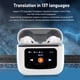 thumbnail image 3 of Auriculares De Traducción, 137 Idiomas, IPX6 Resistente Al Agua, 3 Modos, Micrófono HD Dual, BT 5.3, ANC, Control Táctil, Para /iOS, 3 of 7